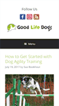 Mobile Screenshot of goodlifedogs.com